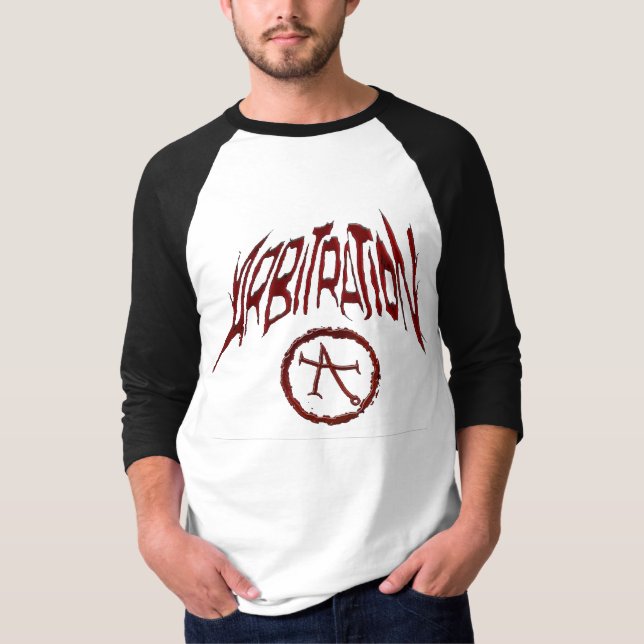 Arbitration Baseball shirt (Grey/Black) (Front)