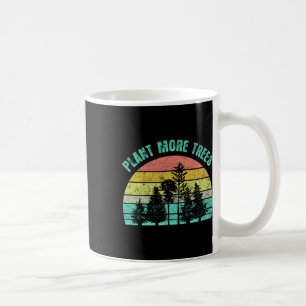 Arbor Day 2021 Plant More Trees Retro Nature Clima Coffee Mug
