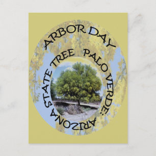 ARBOR DAY ARIZONA POSTCARD