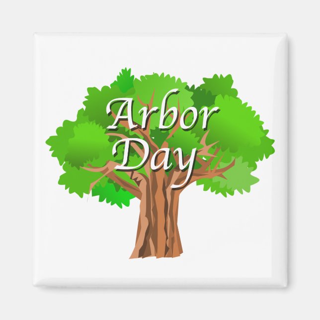 Arbor Day Holiday Magnet (Front)