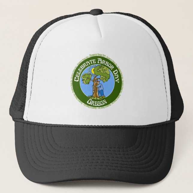 Arbor Day Oregon Trucker Hat (Front)