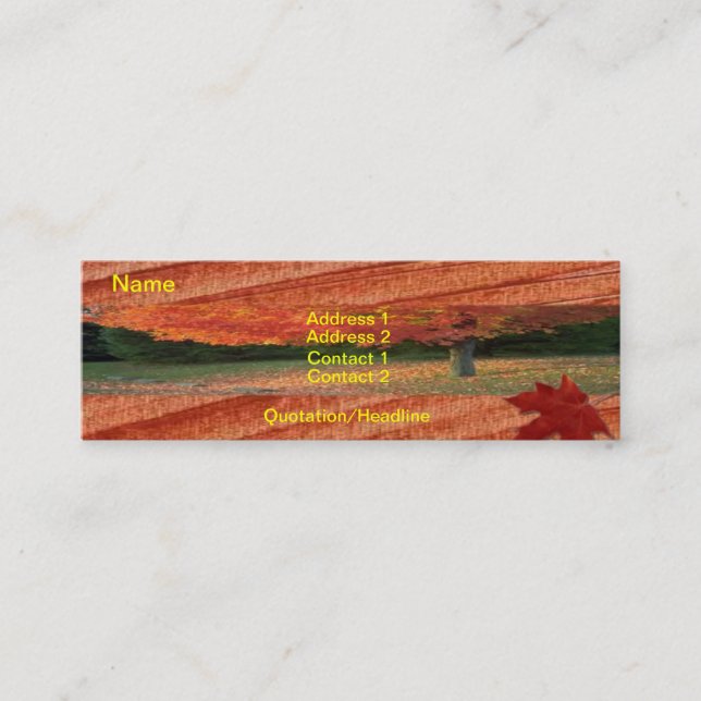 Arborist Business Card (Front)