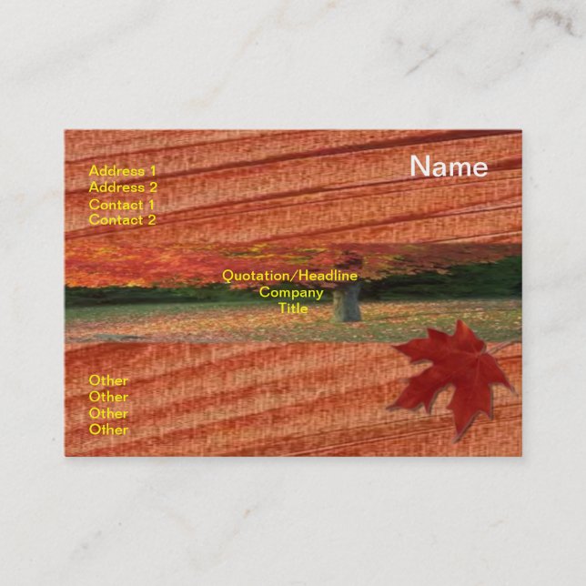 Arborist Business Card (Front)