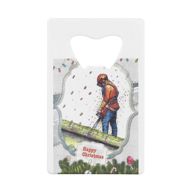 Arborist chainsaw tree surgeon Gift Christmas (Front)