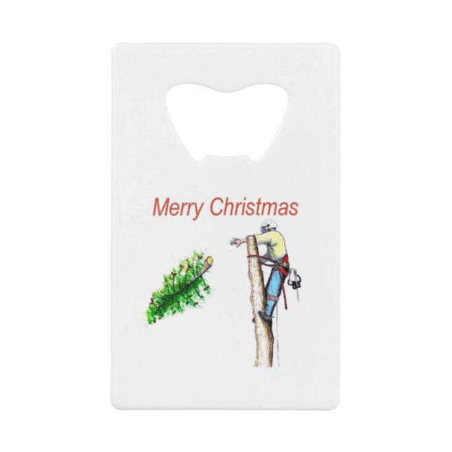 Arborist chainsaw tree surgeon Gift Christmas (Front)