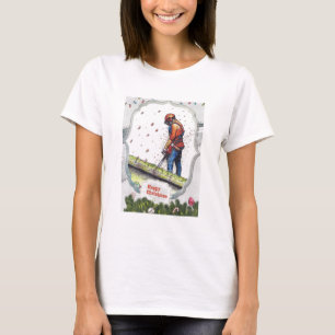 Arborist chainsaw tree surgeon Gift Christmas T-Shirt
