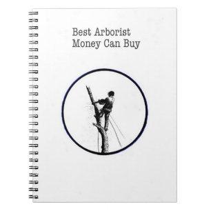 Arborist chainsaw tree surgeon notebook