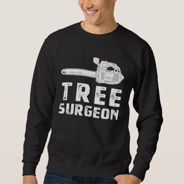Arborist Chainsaw Tree Work Lumberjack Tee (Front)