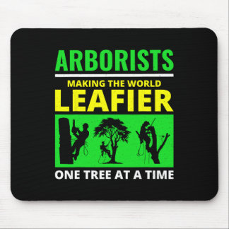 Arborist Dad Tree Lovers Arboriculture Tree Surgeo Mouse Pad