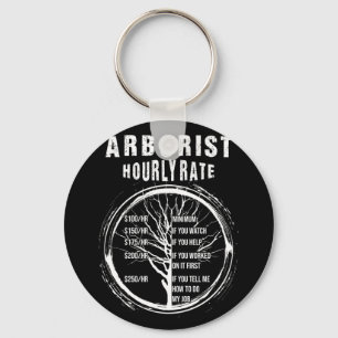 Arborist Hourly Rate Key Ring