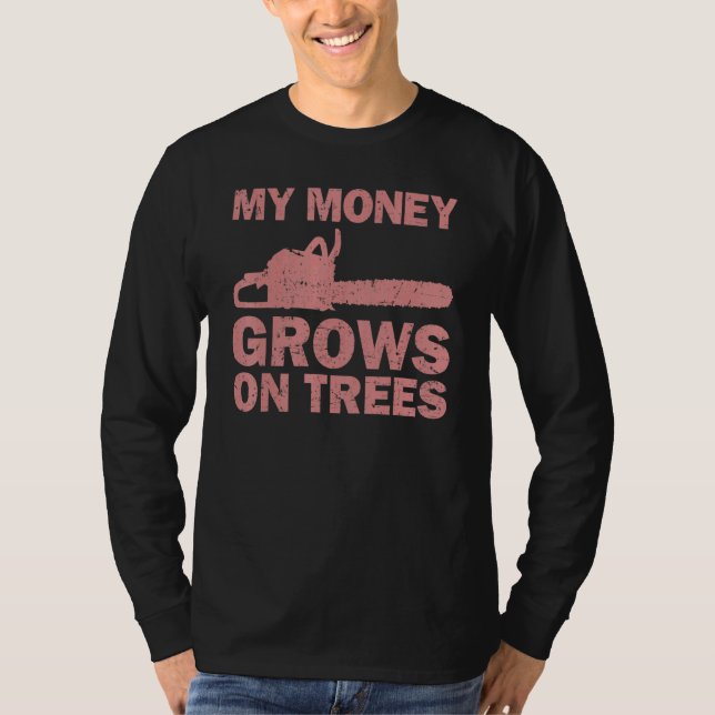 Arborist Logger Men Cool Tree Climber Lumberjack _ T-Shirt (Front)