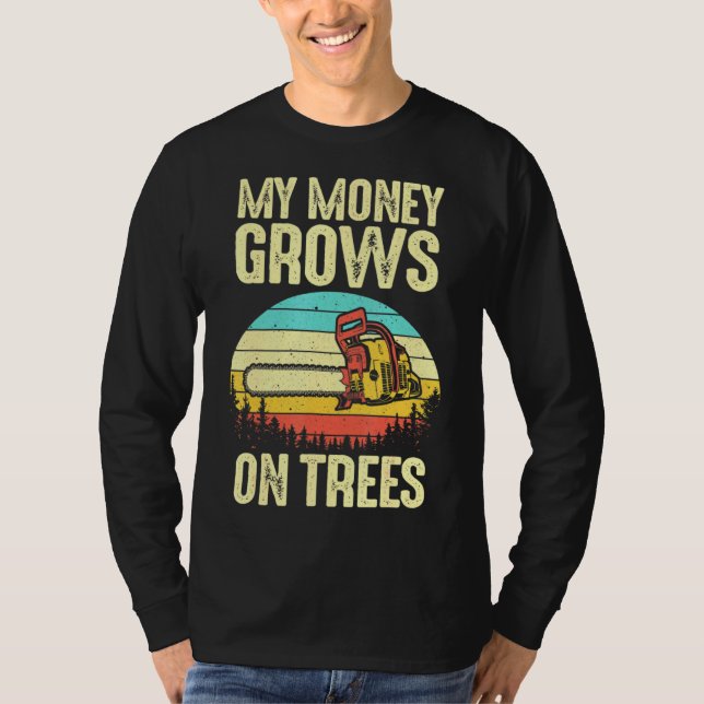 Arborist Logger Men Cool Tree Climber Lumberjack _ T-Shirt (Front)