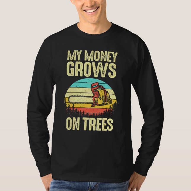 Arborist Logger Men Cool Tree Climber Lumberjack _ T-Shirt (Front)