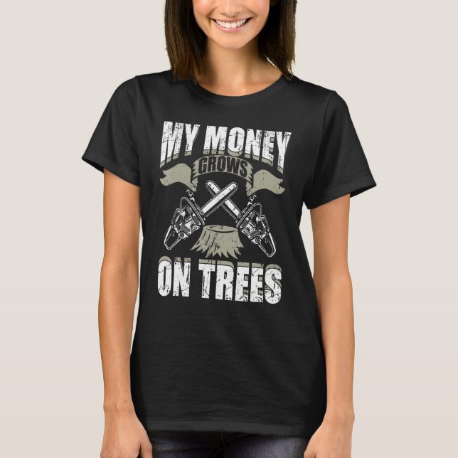 Arborist Logger  Men Cool Tree Climber Lumberjack T-Shirt (Front)