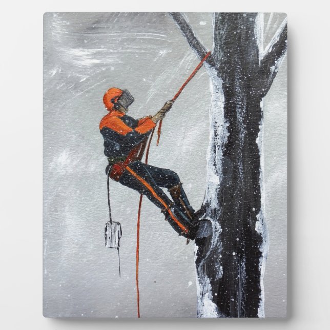 Arborist Long Haul Husqvarna Plaque (Front)