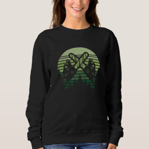 Arborist Retro Lumberjack Woodworker Logger Arbori Sweatshirt