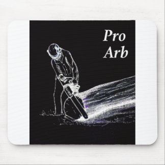 Arborist Tree Surgeon Chainsaw Mouse Pad