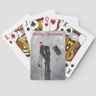 Arborist tree surgeon christmas card
