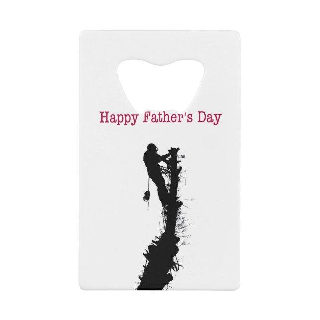 Arborist Tree Surgeon Happy Father's Day Card (Front)