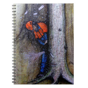 Arborist tree surgeon husqvarna spiral notebook