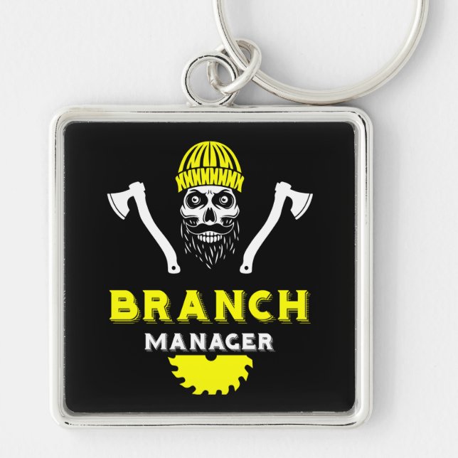  Arborist Tree Surgeon Key Ring (Front)