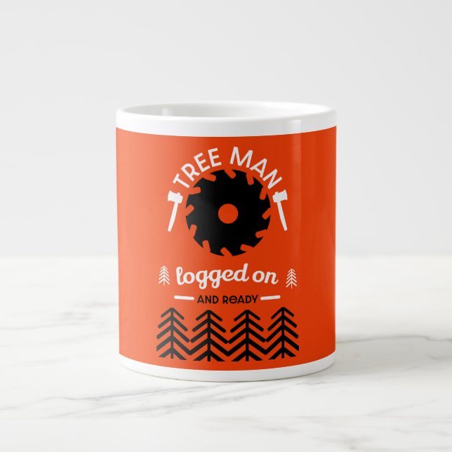  Arborist Tree Surgeon Large Coffee Mug (Front)