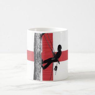 Arborist Tree Surgeon St Georges `cross chainsaw Coffee Mug