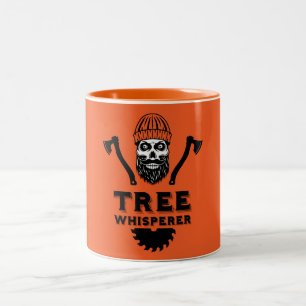 Arborist Tree Surgeon Two-Tone Coffee Mug