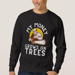 Arborist Woodworker And Chainsaw Sweatshirt