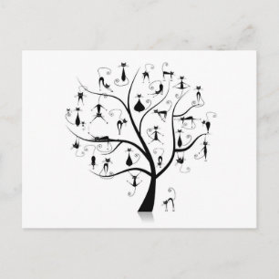 Arbre àchat postcard