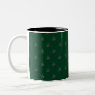 arbre Joyeux  Noël  Two-Tone Coffee Mug