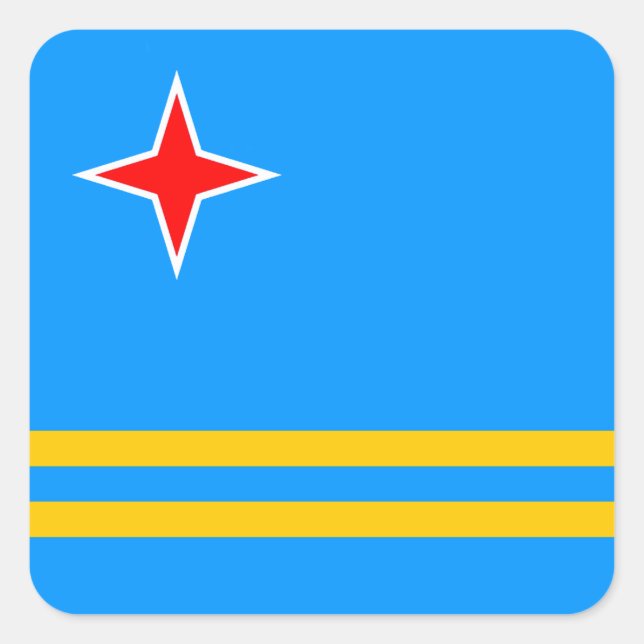 Arbua Flag  Square Sticker (Front)