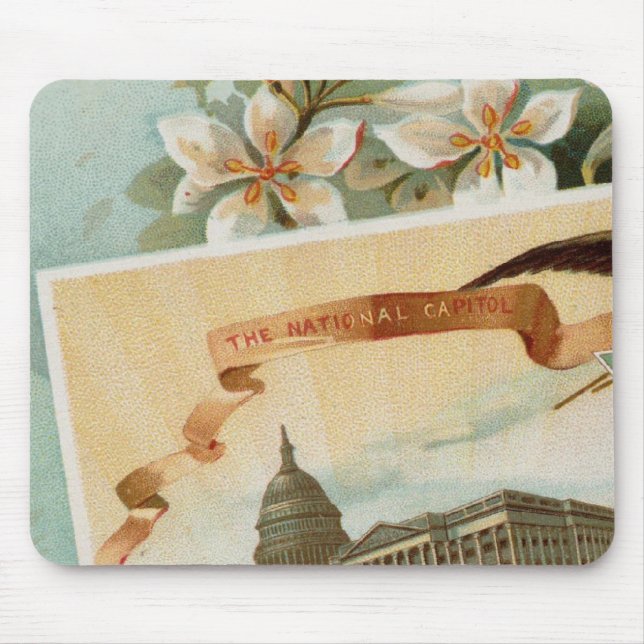 Arbuckles' illlustrated atlas mouse pad (Front)