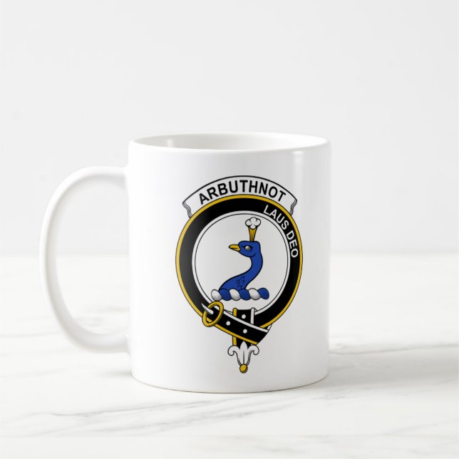 Arbuthnot Tartan Coffee Mug - size 11oz (Left)