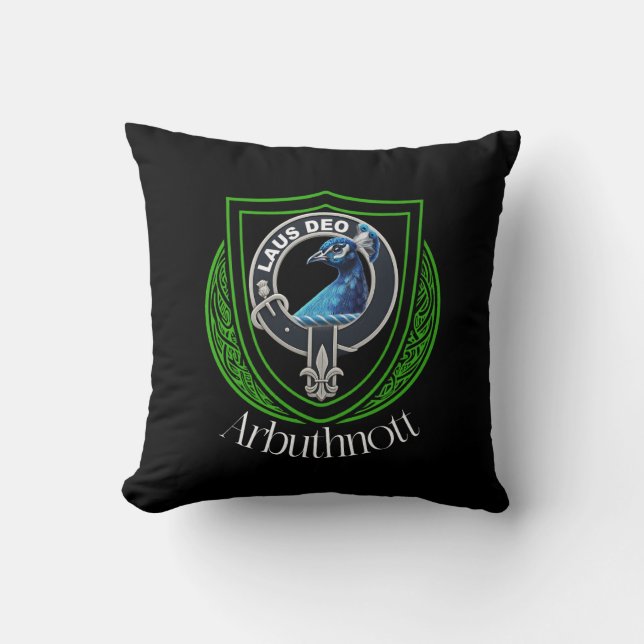Arbuthnott Scottish Clan Crest Cushion (Front)
