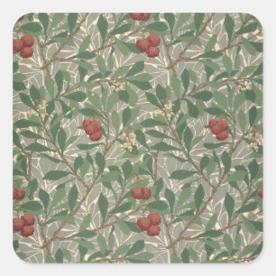 'Arbutus' wallpaper designed by Kathleen Kersey fo Square Sticker