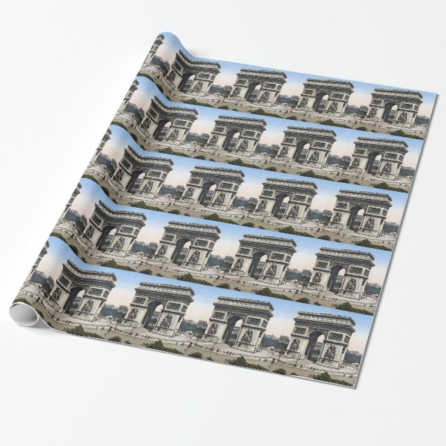 Arc de Triomphe - de l'Etoile Wrapping Paper (Unrolled)