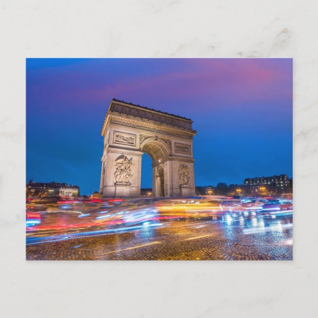 Arc de Triomphe | National Monument | Paris France Postcard (Front)