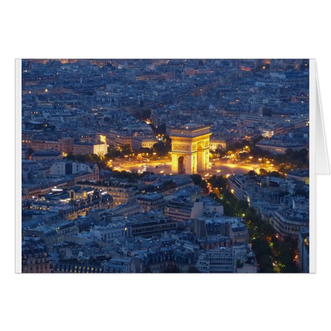 Arc De Triomphe Paris France Cosmopolitan City (Front Horizontal)