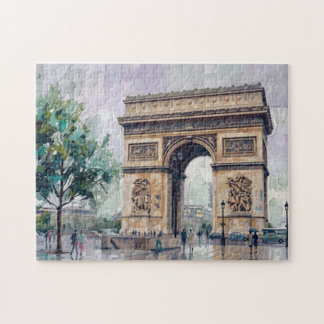 Arc de Triomphe, Paris, France Jigsaw Puzzle (Horizontal)
