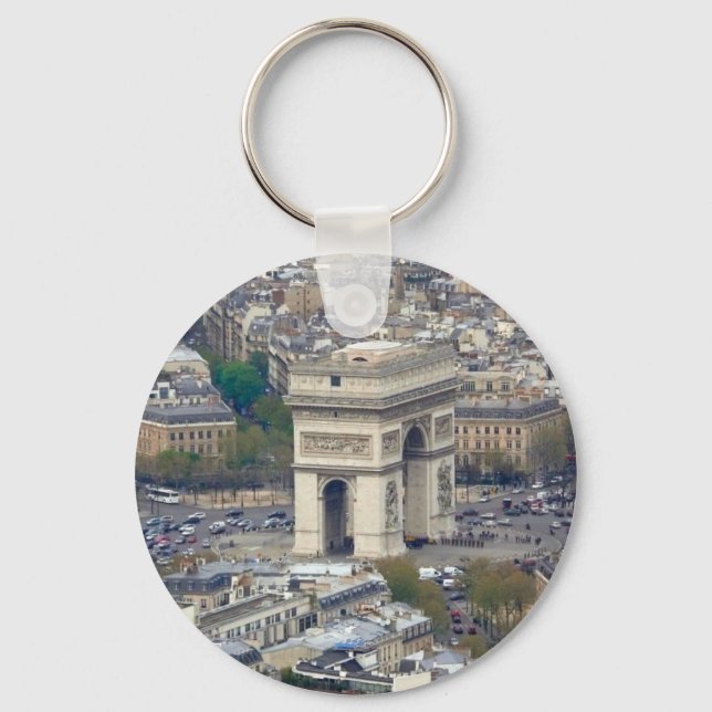 Arc de Triomphe Paris France Key Ring (Front)