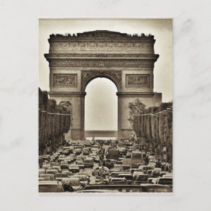 Arc de Triomphe, Paris, France Postcard