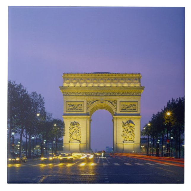 Arc de Triomphe, Paris, France, Tile (Front)
