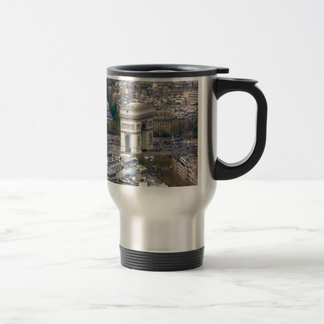 Arc de Triomphe Paris France Travel Mug (Right)