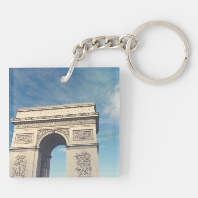 Arc de Triomphe Paris Key Ring (Back)