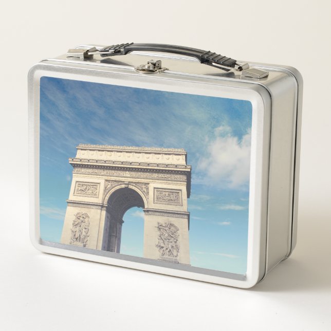 Arc de Triomphe Paris Metal Lunch Box (Front)