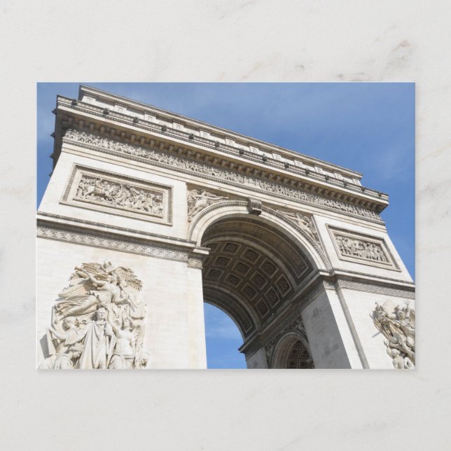 Arc de Triomphe Paris Postcard (Front)