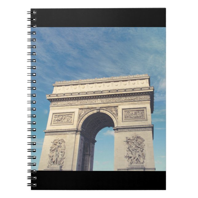 Arc de Triomphe Paris Spiral Notebook (Front)