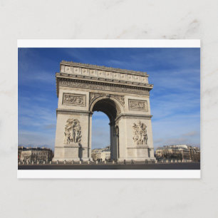 arc de triumph postcard
