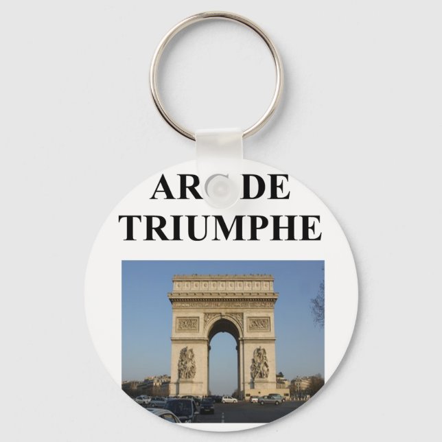 arc de triumphe paris france key ring (Front)